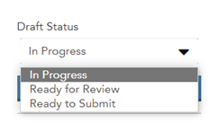 Draft Status